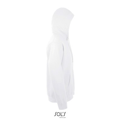 Sudadera con capucha unisex color blanca